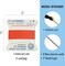 Griffin Nylon Bead Cord Perlseide – Size 5 (0.65mm) – 2 Meters per Card – Stainless Steel Needle Attached – for Knotting Pearls, Gemstones, Crystals and Beads